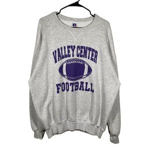 Vintage 90s Russell Athletic Valley Center Football Sweatshirt
